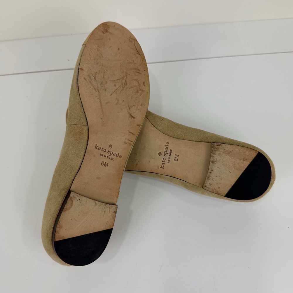 Kate Spade Walt Mouse Ballet Flats Suede Novelty Shoes Size 8 - Picture 11 of 12